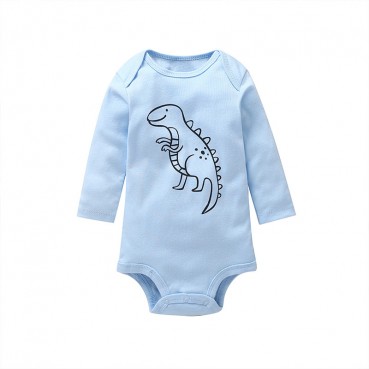 [Affixing] baby continuous sleeve cartoon fashion men and women baby harays rustering out clothing