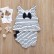 European and American swimwear girls new beach swimsuit set childrens sleeveless stripe swimwear