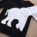 Best selling men and women childrens personal elephant top black children spring and autumn T-shirt bottoming shirt