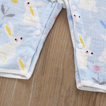 [Knit] new long-sleeved baby prints and still clothes baby lingerie ha clothing newborn climbs out of clothing hot sale