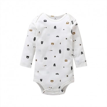 [Affixing] baby continuous sleeve cartoon fashion men and women baby harays rustering out clothing