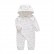 Autumn new thickened hooded hooded hooded ha rape men and women baby baby child dressing romper