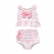 European and American swimwear girls new beach swimsuit set childrens sleeveless stripe swimwear