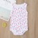 Spot baby sleeveless coat card Tong print flowers summer baby ridiculous clothing out of clothing baby packs hot sale