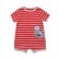 Summer baby short sleeve linnating clothing men and women baby short-sleeved co-jacket striped cartoon short rope hot