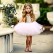 Factory direct girl pink mesh princess skirt childrens summer sleeveless bow tab dance dress