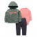 Autumn hot childrens suit children jacket + hare + trousers three-piece suit