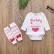 Girls Bow Foot Set of Sugids Harbin Set Alphabet Printing Female Baby Dress Two-piece