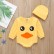 [Knitting] baby tanks solid color long-sleeved small yellow duck personality baby haha ​​clothing suits, wear