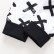 Baby long sleeve cloth black pattern trousers three-piece summer EABY INS explosive childrens wear