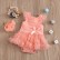 INS explosion girls summer dress 0-1 year old birthday mesh baby infant years old dress Peng dress