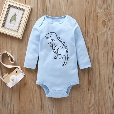 [Affixing] baby continuous sleeve cartoon fashion men and women baby harays rustering out clothing