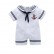 INS summer baby short-sleeved triangle navy sauce style