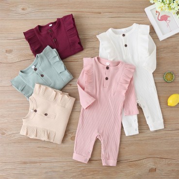 New spring long-sleeved baby baby juvenile coat color fashion newborn rope out clothing wholesale