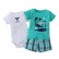 INS newborn 3 pieces of summer new baby lingerie hare children T-shirt childrens suit wholesale