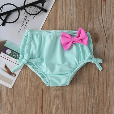 New fashion girl summer split swimsuit set shoulder strap lotion collar children seaside swimming supplies