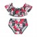 New summer girl split swimsuit set print fashion swimwater water sports clothes