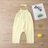 Girls summer sling linnaby waters sling pants hanging belt ha clothing child pants hanging