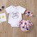 New summer baby young children Europe and the United States lamino cotton print shorts short-sleeved three-piece