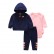 INS explosive childrens clothing coat suit 0-2 years old baby clothing autumn sweater cardigan hooded