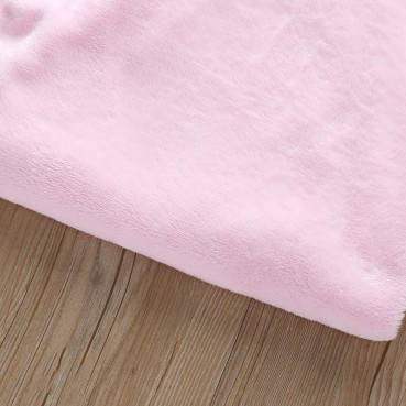 Baby blanket flannel solid color personality cute baby 襁褓 soft and comfortable newborn hug was customized