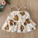 New baby clothing sleeve print fashion multi-style female baby clothing casually with wholesale