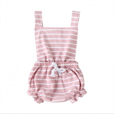 New summer baby baby straps striped fashion wild cotton neonatal pants baby sling pants wholesale