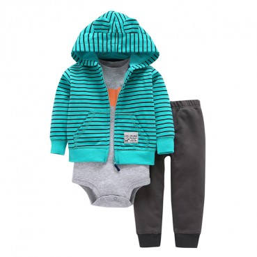 Infant cotton clothing newborn imitation lamb hooded coat haha ​​clothing suit