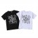 [Knit] spot childrens summer short-sleeved T-shirt letters round neck fashion wild boys costume manufacturers direct