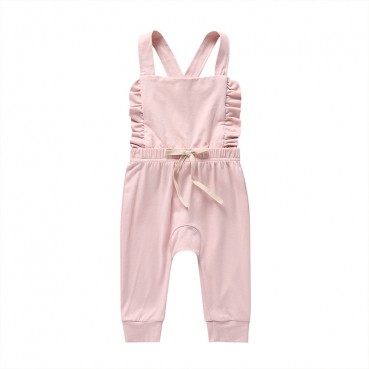 Spot summer European and American baby girl girls striped strap connecting sleeveless romper manufacturers hot batch