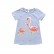 New summer big girls European and American cartoon animal striped short-sleeved dress children skirt hot sale