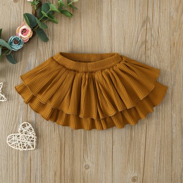 [Knitting] Summer Childrens Set Summer INS Maternity Songs Baby Square Pack Fries Fashion Short Skirt Childrens Wear