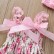 [Woven] spot baby young childrens baby sweet summer European and American female floral coat sleeveless crawling