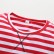 INS hot batch Europe and the United States Korean parent-child dress autumn new set striped round collar childrens