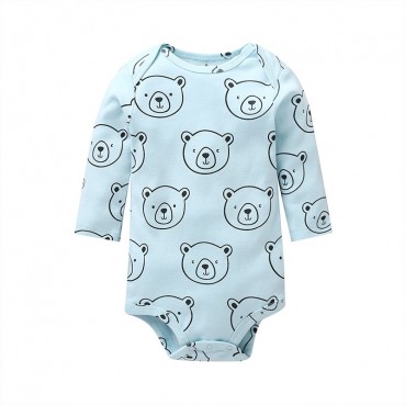 [Affixing] baby continuous sleeve cartoon fashion men and women baby harays rustering out clothing