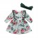 [Woven] Spot summer European and American baby young children girls clothing print cotton long-sleeved dress