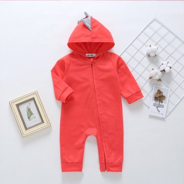 Spring and autumn new childrens clothing baby even-born baby hunquipment cute dinosaur out