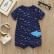 [Knitting] new infant suite summer short-sleeved mens baby card printing flower circle short rope wholesale