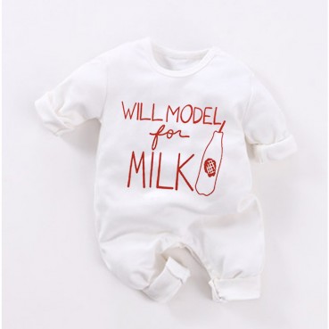 Baby continuous spring and summer newborn hares clothes men and women baby climb 3 months spring 1 year old