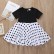 [Woven] Spot Summer Korean version of the child girls dress round point princess round neck short-sleeved dress