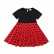 [Woven] Spot Summer Korean version of the child girls dress round point princess round neck short-sleeved dress