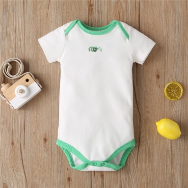 Net red baby triangle ha clothing INS Europe and the United States newborn casual clothes female combed cotton summer