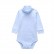 Baby long sleeve continuous high collar solid color simple men and women baby triangle hanie out clothing rid of