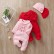 [Woven] baby clothes spring and autumn new baby conjoined womens bag foot solid color bow flower side cute with hat