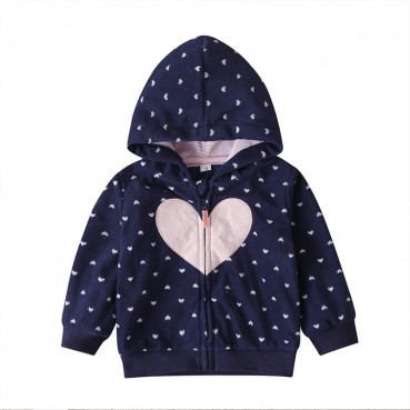 Spot baby childrens shirt shaped hooded jacket childrens long sleeves spring autumn sweater short hot sale