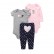 New infant mens baby cotton coat + trousers three sets of sets