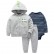 Baby young childrens casual suit hooded sweater Harie trousers three-piece spring autumn cartoon fashion baby out