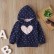 Spot baby childrens shirt shaped hooded jacket childrens long sleeves spring autumn sweater short hot sale