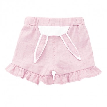 Childrens summer baby baby bunny ear casual shorts baby hundred hot pants Childrens sandy beach shorts