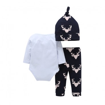 Autumn INS explosion hot sale baby young children boys 3 pieces of factory direct wholesale